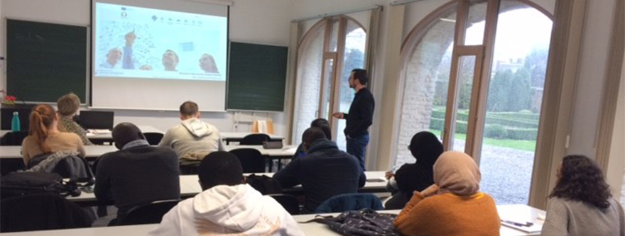 BOSS presented to the researchers of the Faculty of Agronomy of the University of Liège