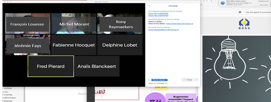 BOSS presented during the seminar of the LIEU network